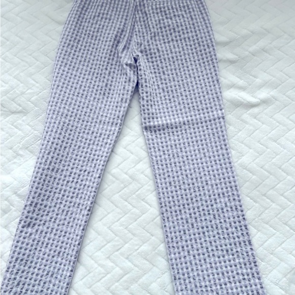 Zara purple and white gingham pants set - Picture 5 of 7